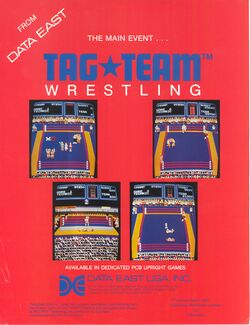 Box artwork for Tag Team Wrestling.