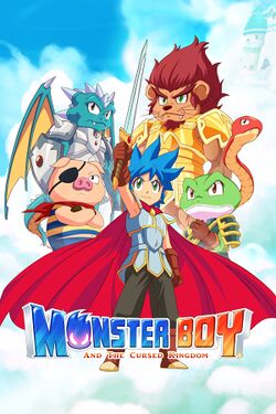 Box artwork for Monster Boy and the Cursed Kingdom.
