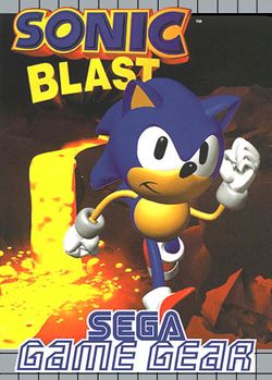 Box artwork for Sonic Blast.