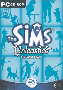 Box artwork for The Sims: Unleashed.