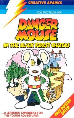 Box artwork for Danger Mouse in the Black Forest Chateau.