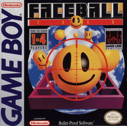 Box artwork for Faceball 2000.
