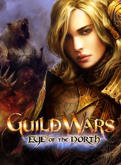 Box artwork for Guild Wars Eye of the North.