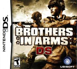 Box artwork for Brothers in Arms DS.