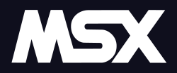 The logo for MSX.