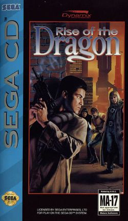 Box artwork for Rise of the Dragon.