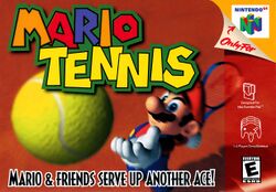 Box artwork for Mario Tennis.