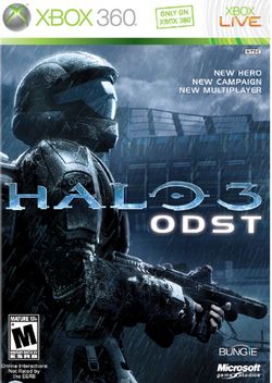 Box artwork for Halo 3: ODST.