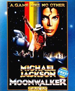 Box artwork for Michael Jackson: Moonwalker.