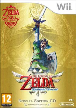 Box artwork for The Legend of Zelda: Skyward Sword.