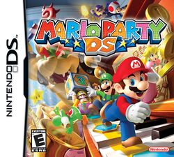 Box artwork for Mario Party DS.