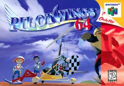 Box artwork for Pilotwings 64.