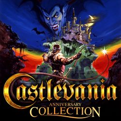 Box artwork for Castlevania Anniversary Collection.