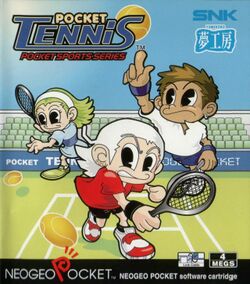 Box artwork for Pocket Tennis.