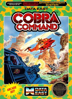 Box artwork for Cobra Command.