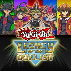 Box artwork for Yu-Gi-Oh! Legacy of the Duelist.