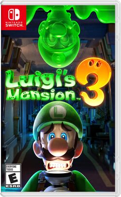 Box artwork for Luigi's Mansion 3.