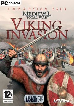 Box artwork for Medieval: Total War - Viking Invasion.