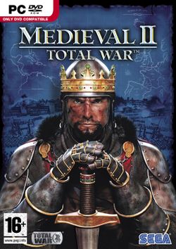 Box artwork for Medieval II: Total War.