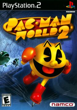 Box artwork for Pac-Man World 2.