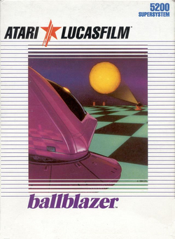Box artwork for Ballblazer.