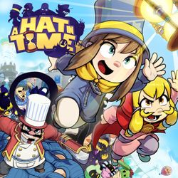 Box artwork for A Hat in Time.