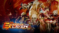 Box artwork for Fighting EX Layer.