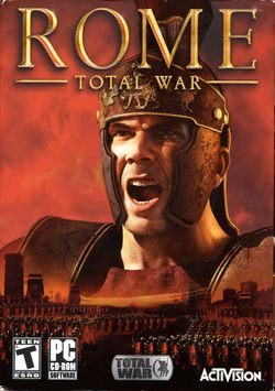Box artwork for Rome: Total War.