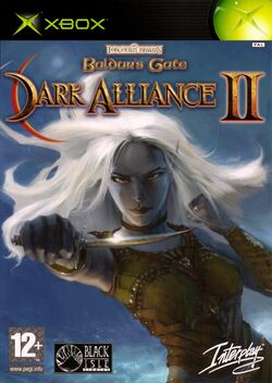 Box artwork for Baldur's Gate: Dark Alliance II.