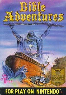 Box artwork for Bible Adventures.