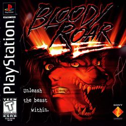 Box artwork for Bloody Roar.