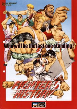 Box artwork for Fighter's History.