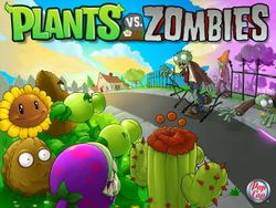 Box artwork for Plants vs. Zombies.