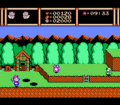 Famicom game screen