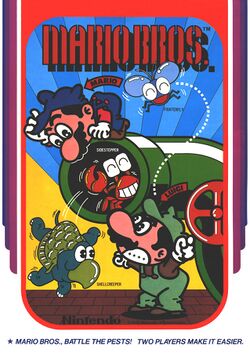 Box artwork for Mario Bros..
