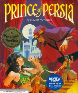 Box artwork for Prince of Persia.