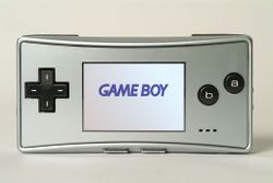 The console image for Game Boy Micro.