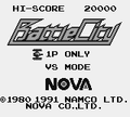 Game Boy title screen