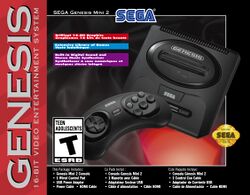 Box artwork for Sega Genesis Mini 2.