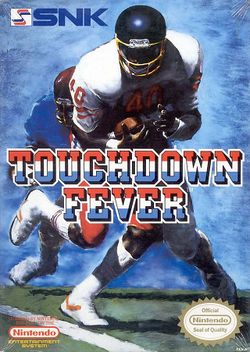 Box artwork for Touchdown Fever (NES).