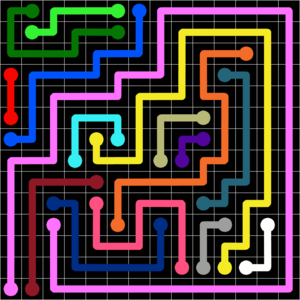 Flow Free Jumbo Pack Grid 14x14 Level 6.png