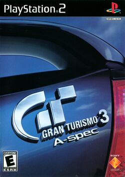 Box artwork for Gran Turismo 3: A-Spec.