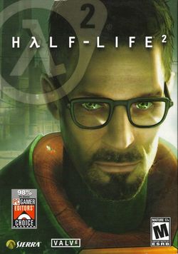 Box artwork for Half-Life 2.