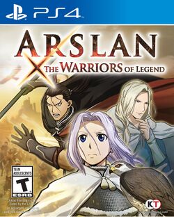 Box artwork for Arslan: The Warriors of Legend.