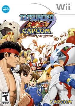 Box artwork for Tatsunoko vs. Capcom: Cross Generation of Heroes Tatsunoko vs. Capcom: Ultimate All-Stars.