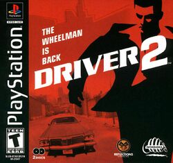 Box artwork for Driver 2: Back on the Streets Driver 2: The Wheelman Is Back.