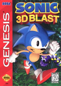 Box artwork for Sonic 3D Blast.