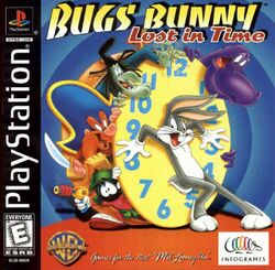 Box artwork for Bugs Bunny: Lost in Time.