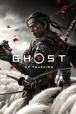 Box artwork for Ghost of Tsushima.