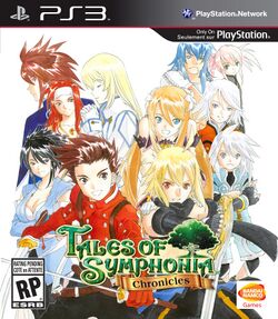 Box artwork for Tales of Symphonia Chronicles.